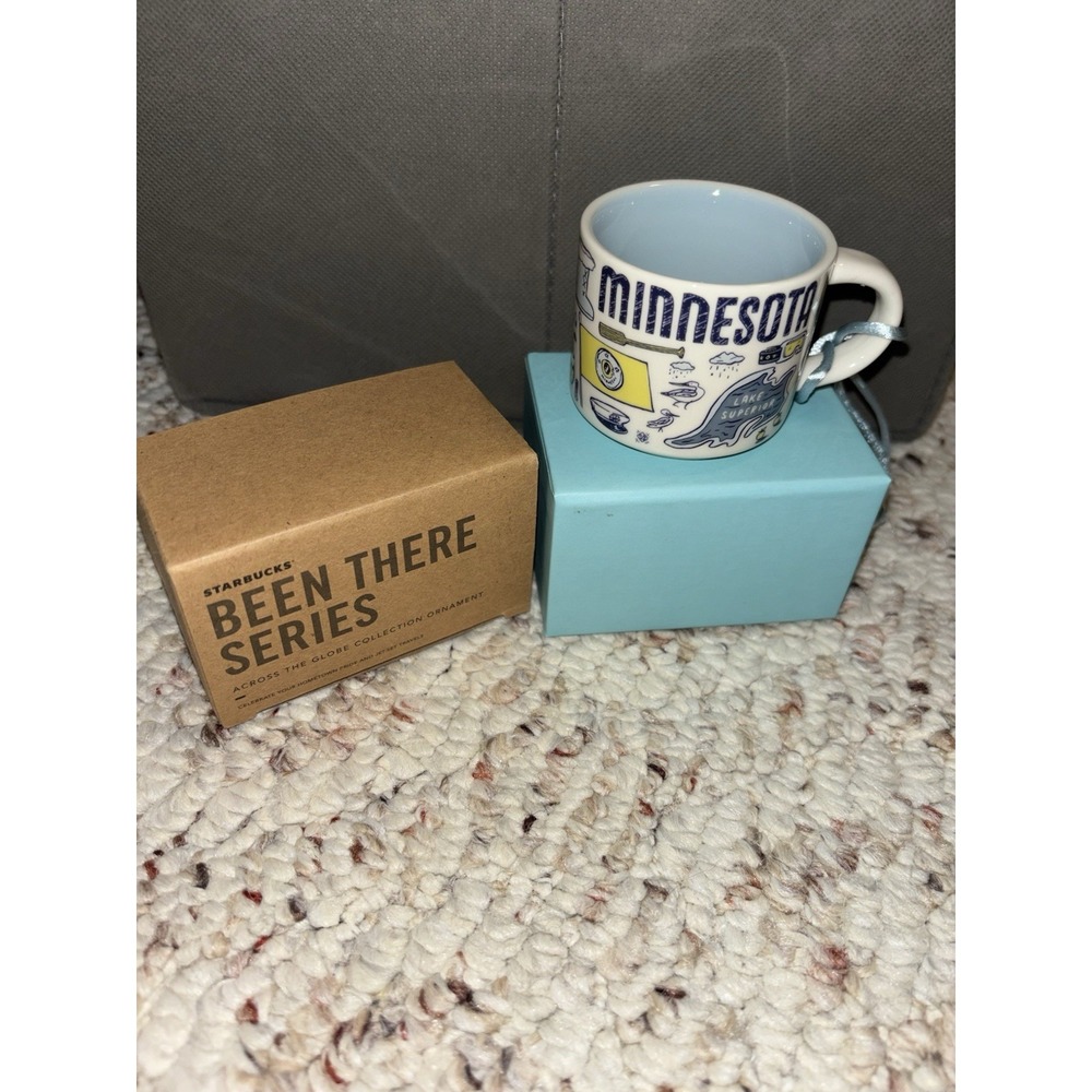 Starbucks Been There Series Minnesota Mini Espresso Mug 2oz Cup Ornament